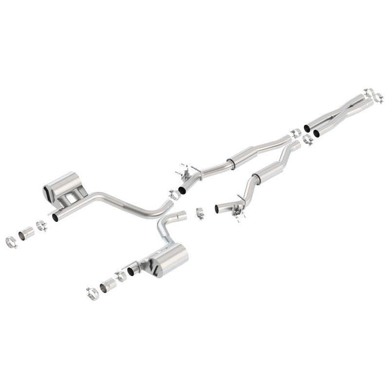 Borla 15-16 Dodge Challenger SRT 392 S-Type Catback Exhaust Single Split Rear Exit (No Tip) - NP Motorsports