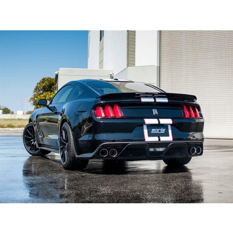 Borla 15-16 Ford Mustang Shelby GT350 5.2L ATAK Cat Back Exhaust (Uses Factory Valence) - NP Motorsports