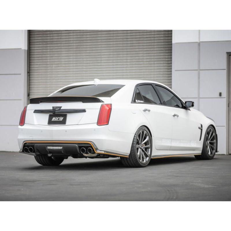 Borla 16-18 Cadillac CTS-V 6.2L V8 2.75in Diameter S Type Catback Exhaust w/ Valves Black Chrome Tip - NP Motorsports