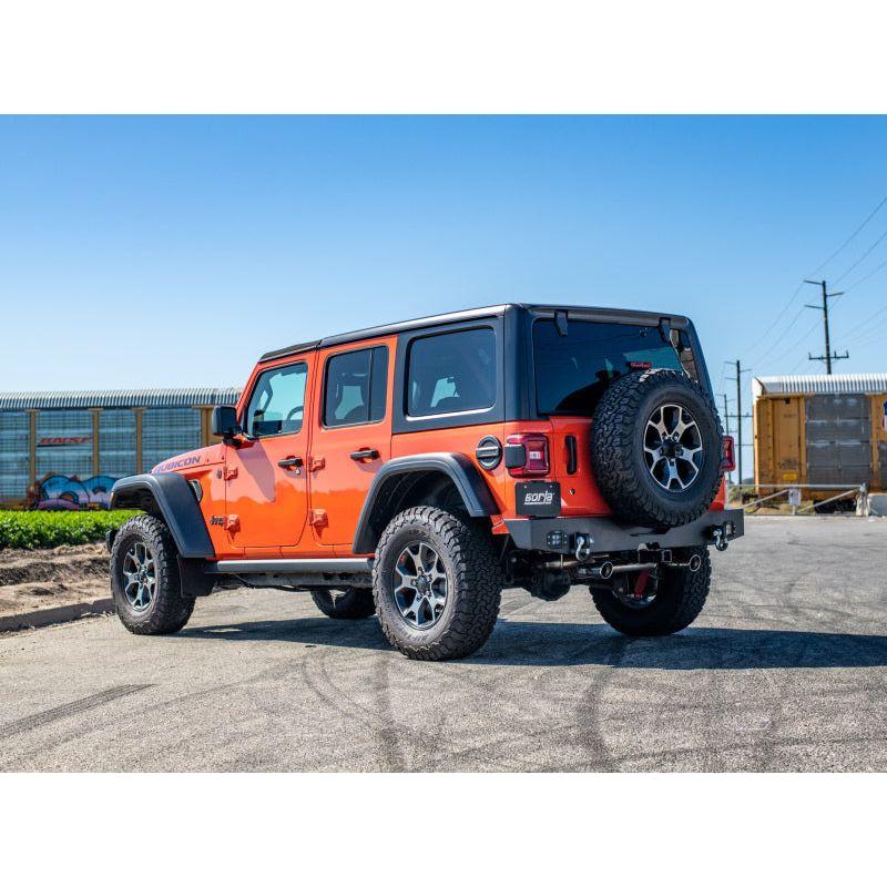 Borla 18-19 Jeep Wrangler JL/JLU 2.0L 4Cyl 2DR/4DR Axle Back Exhaust ATAK w/ 3.5in Tips - NP Motorsports