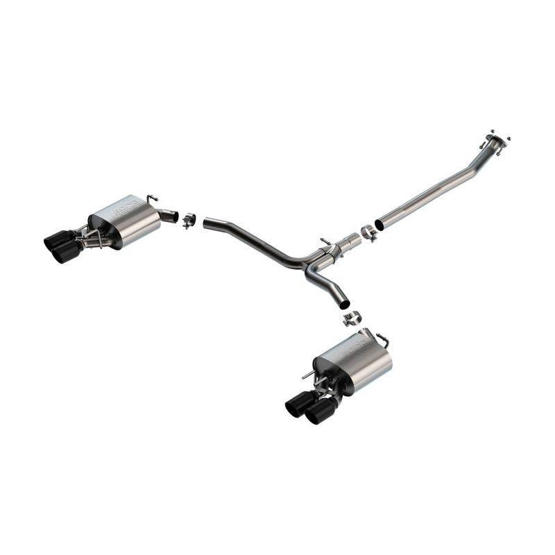 Borla 18-22 Toyota Camry XSE 2.5L i4 AT/MT FWD / 4DR S-TYPE Cat Back Exhaust (Black Chrome) - NP Motorsports