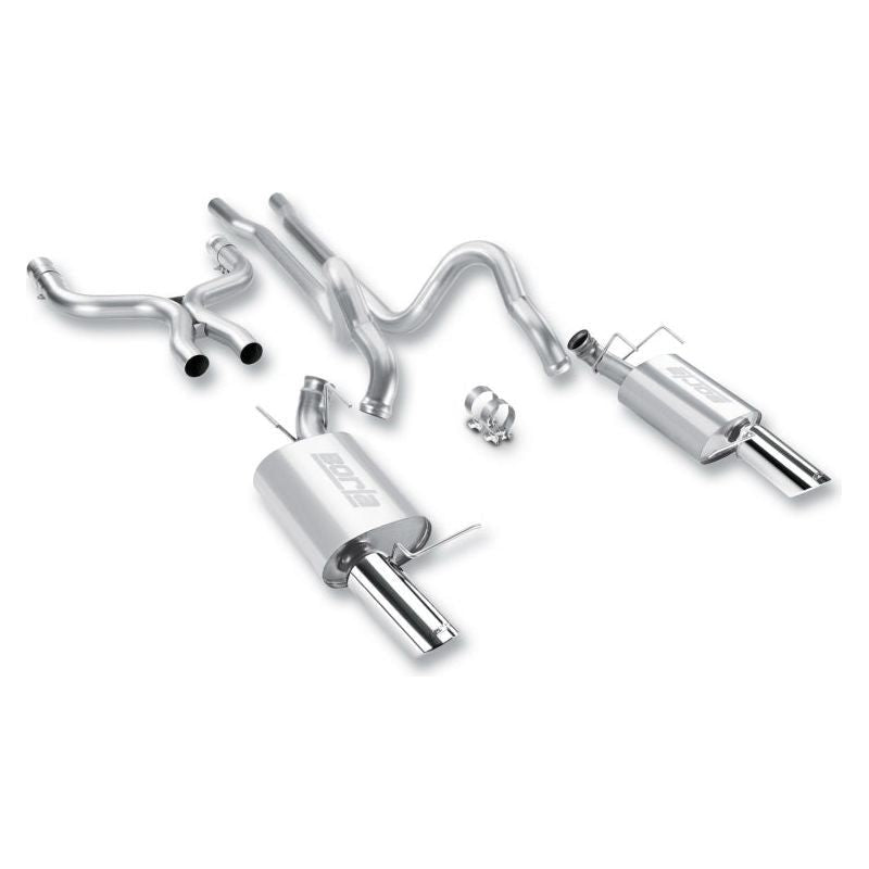 Borla 2011-2012 Mustang GT 5.0L 8cyl 6spd RWD Agressive ATAK Catback Exhaust - NP Motorsports