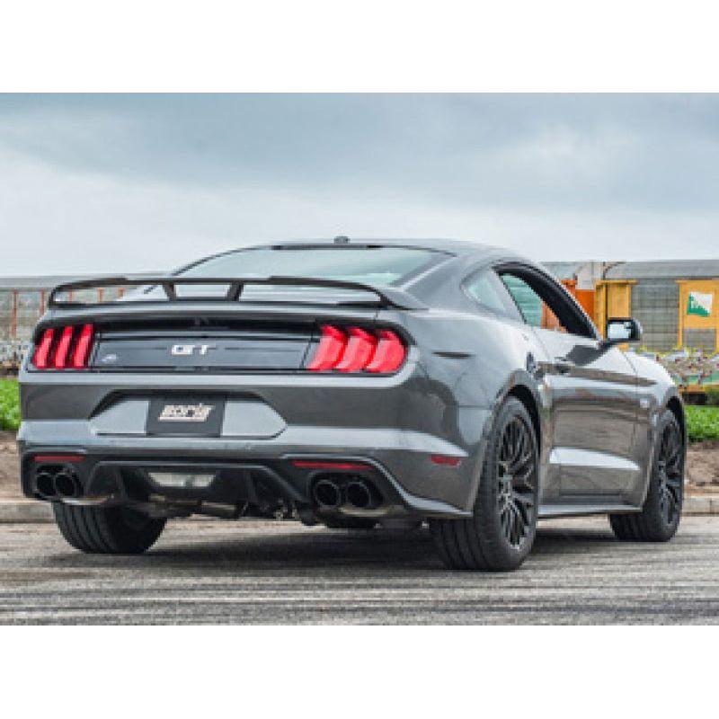 Borla 2018 Ford Mustang GT 5.0L AT/MT 3in S-Type Catback Exhaust Black Chrome Tips w/ Valves - NP Motorsports