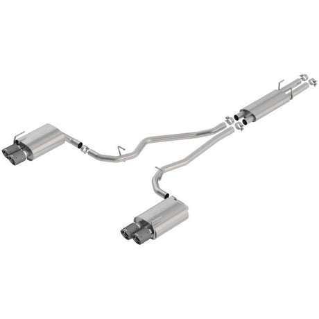 Borla 2020 Ford Explorer ST 3.0L V6 2.25in S-type Exhaust - Carbon Fiber Tips - NP Motorsports