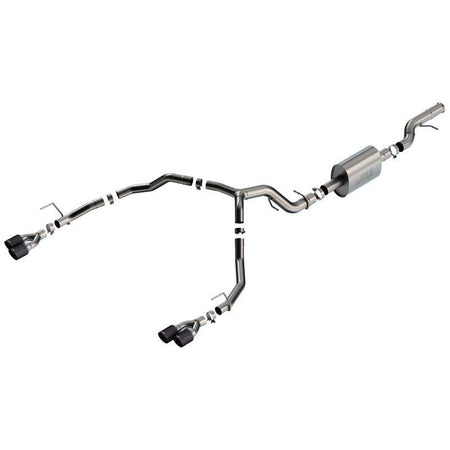 Borla 21-22 Chevrolet Tahoe 6.2L V8 2/4WD 4DR T-304 SS S-Type Cat-Back Exhaust w/ Carbon Fiber Tips - NP Motorsports