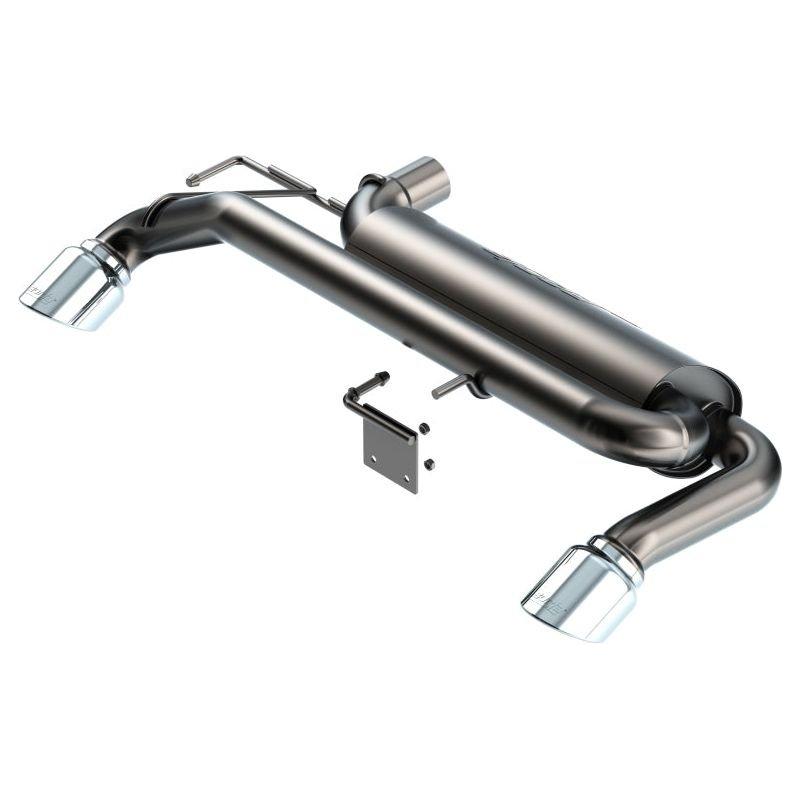 Borla 21-22 Ford Bronco 2.3L 4WD Touring Axle Back Exhaust w/ Bright Chrome Tips - NP Motorsports