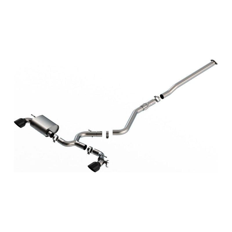 Borla 22-23 Hyundai Kona N 2.0L 4 CYL. Turbo AT/MT ATAK Catback Exhaust Black Chrome - NP Motorsports