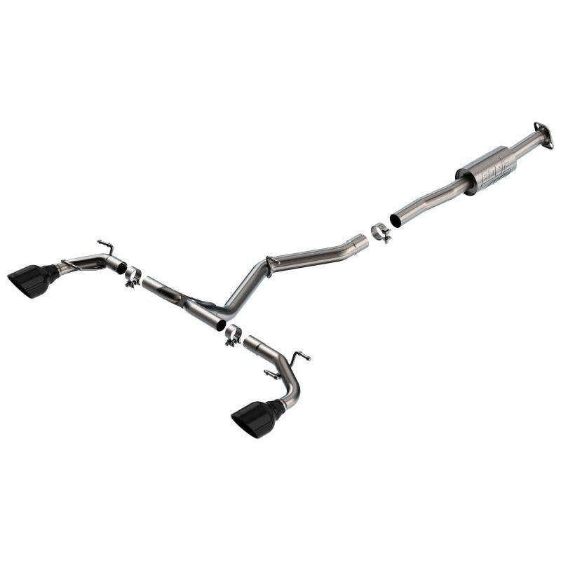 Borla 22-23 Subaru BRZ/Toyota GR86 2.4L RWD AT/MT ATAK Catback Exhaust - Black Chrome Tips - NP Motorsports