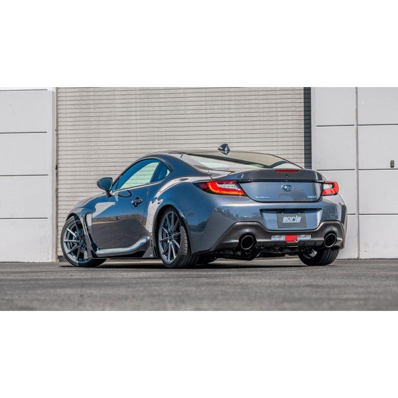 Borla 22-23 Subaru BRZ/Toyota GR86 2.4L RWD AT/MT S-Type Catback Exhaust - Black Chrome Tips - NP Motorsports