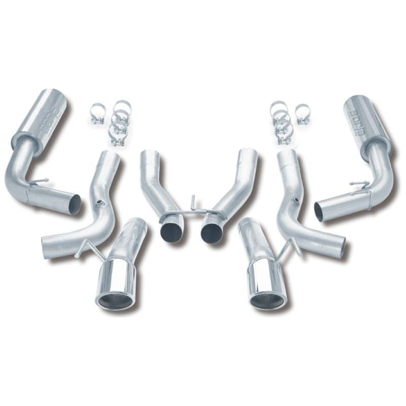 Borla 96-02 Viper GTS/R/T-10 Coupe/Convertible 2dr w/ 2.5in Inlets SS Catback Exhaust System - NP Motorsports