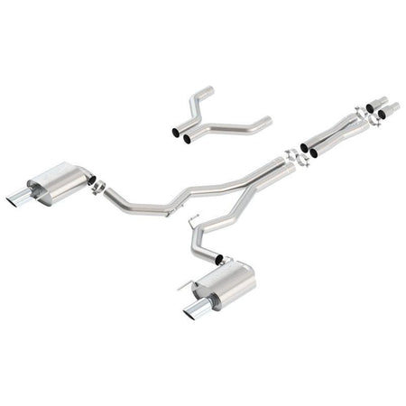 Borla Atak Cat-Back 15-17 Ford Mustang GT 5.0L V8 MT/AT 3in pipe 4in tip - NP Motorsports