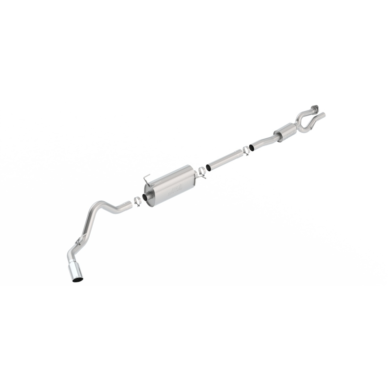 Borla S-Type Cat-Back 17-19 Ford F-250/350 Super Duty Side Exit Exhaust - 5in tip (Gas Only) - NP Motorsports