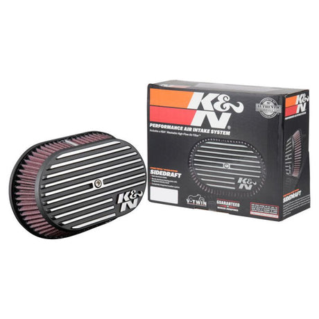 K&N Street Metal Intake System for 02-06 Harley Davidson Road King F/I 88cl Side Draft Dyna/Softail