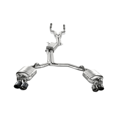 Akrapovic 13-17 Audi S6 Avant/Limousine (C7) Evolution Line Cat Back (Titanium) w/ Carbon Tips