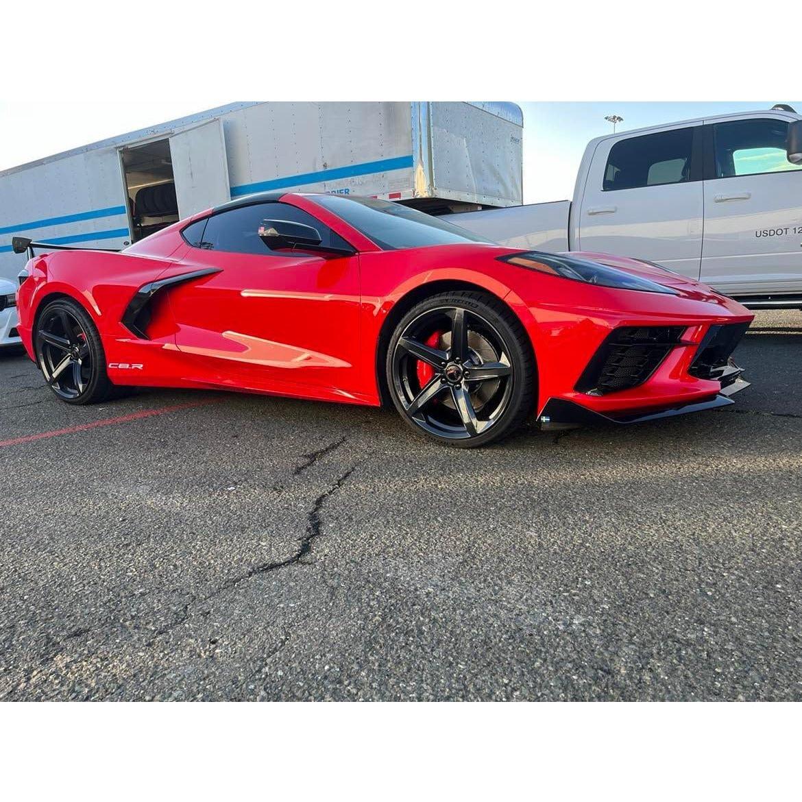 Chevrolet Corvette C8 - MRR Forged F23 Wheel Set 19x8.5 | 20x11 Gloss Black - NP Motorsports