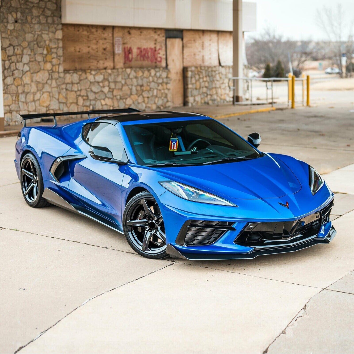 Chevrolet Corvette C8 - MRR Forged F23 Wheel Set 19x8.5 | 20x11 Gloss Black - NP Motorsports