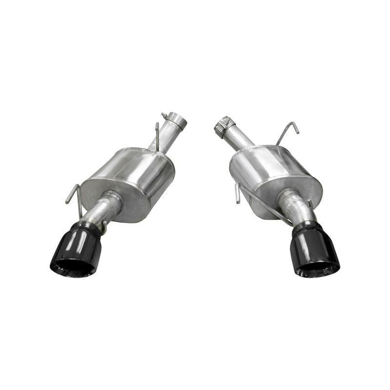 Corsa 05-10 Ford Mustang Shelby GT500 5.4L V8 Black Xtreme Axle-Back Exhaust - NP Motorsports
