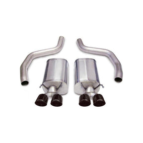 Corsa 06-13 Chevrolet Corvette C6 Z06 7.0L V8 Black Sport Axle-Back Exhaust - NP Motorsports