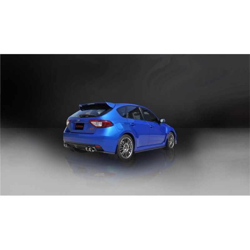 Corsa 08-13 Subaru Impreza Hatchback STI 2.5L Turbo Manual Polished Sport Cat-Back Exhaust - NP Motorsports