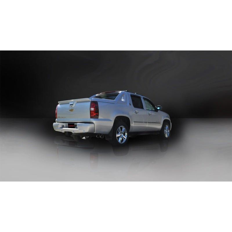 Corsa 09-13 Chevrolet Suburban 1500 5.3L V8 Polished Sport Cat-Back Exhaust - NP Motorsports