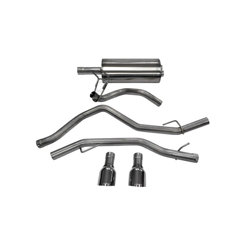 Corsa 09-14 Dodge Ram 1500 4.7L Quad/Crew Cab/Short Bed Polished Dual Exit Cat-Back Exhaust - NP Motorsports