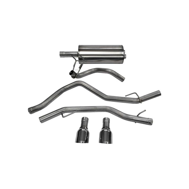 Corsa 09-14 Dodge Ram 1500 4.7L Quad/Crew Cab/Short Bed Polished Dual Exit Cat-Back Exhaust - NP Motorsports