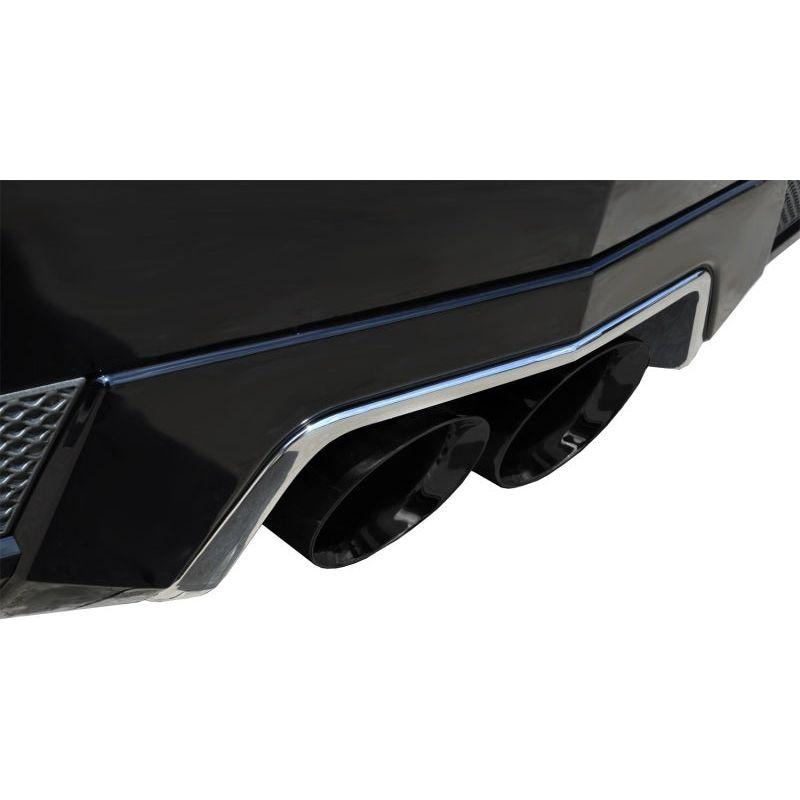 Corsa 11-13 Cadillac CTS Coupe V 6.2L V8 Black Sport Axle-Back Exhaust - NP Motorsports