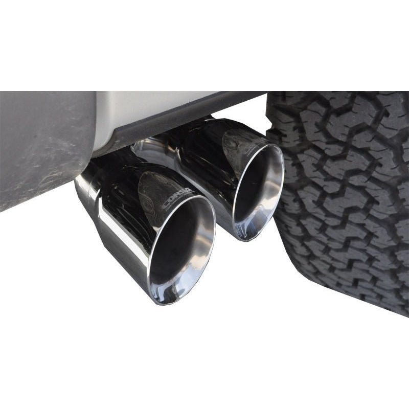 Corsa 11-13 Ford F-150 Raptor 6.2L V8 145in Wheelbase Polished Xtreme Cat-Back Exhaust - NP Motorsports