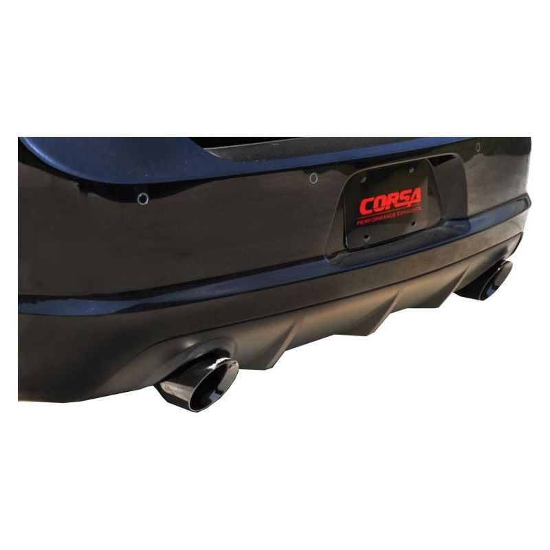 Corsa 12-13 Dodge Charger SRT-8 6.4L V8 Black Xtreme Cat-Back Exhaust - NP Motorsports