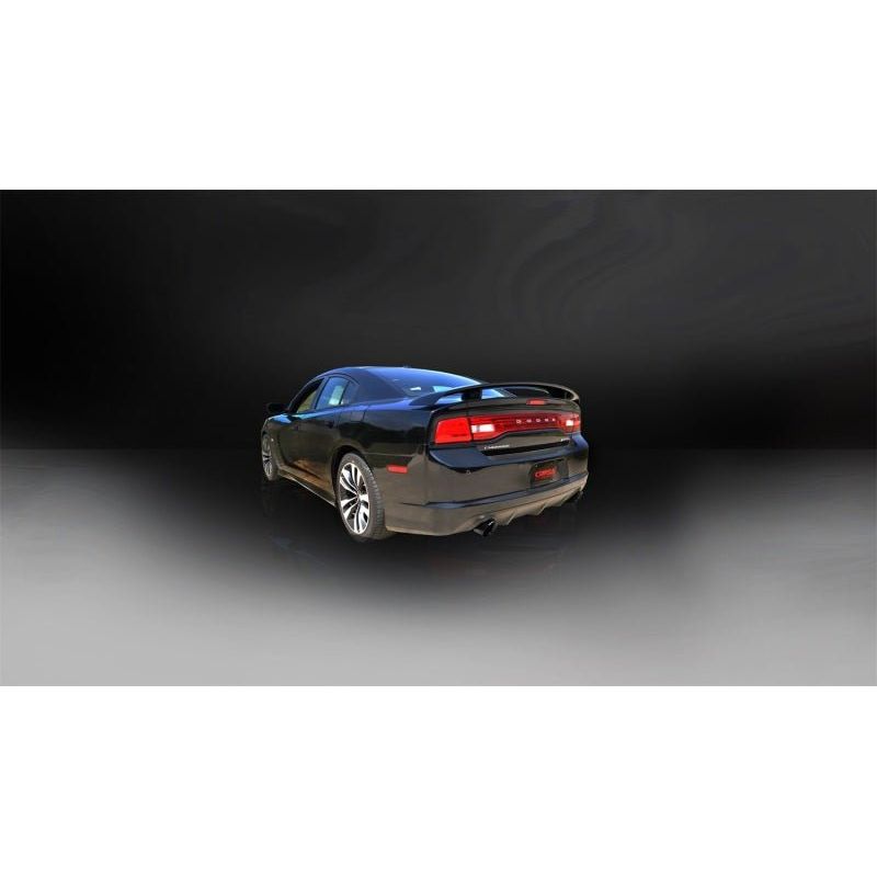 Corsa 12-13 Dodge Charger SRT-8 6.4L V8 Black Xtreme Cat-Back Exhaust - NP Motorsports