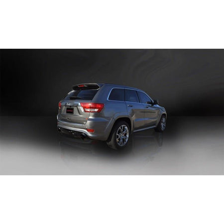 Corsa 12-14 Jeep Grand Cherokee 6.4L V8 Black Sport Cat-Back Exhaust - NP Motorsports