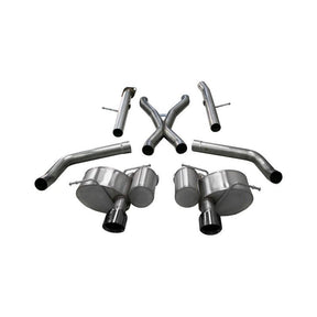 Corsa 12-20 Jeep Grand Cherokee SRT 2.75in Dual Rear Xtreme Cat-Back Exhaust - Black PVD Tip Finish - NP Motorsports
