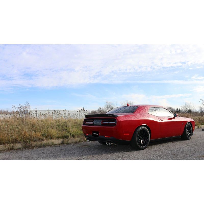 Corsa 15-17 Dodge Challenger Hellcat Dual Rear Exit Extreme Exhaust w/ 3.5in Polished Tips - NP Motorsports