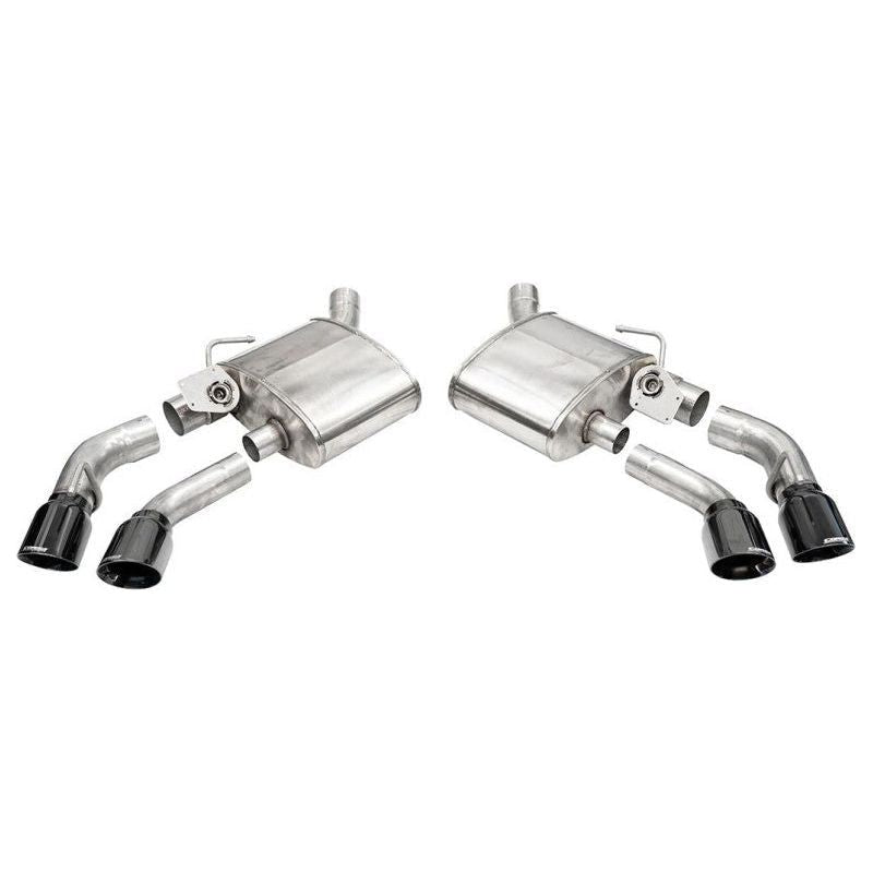 Corsa 16-20 Chevrolet Camaro SS/ZL1 6.2L V8 Black Xtreme Axle-Back Exhaust (w/ Factory NPP Valve) - NP Motorsports