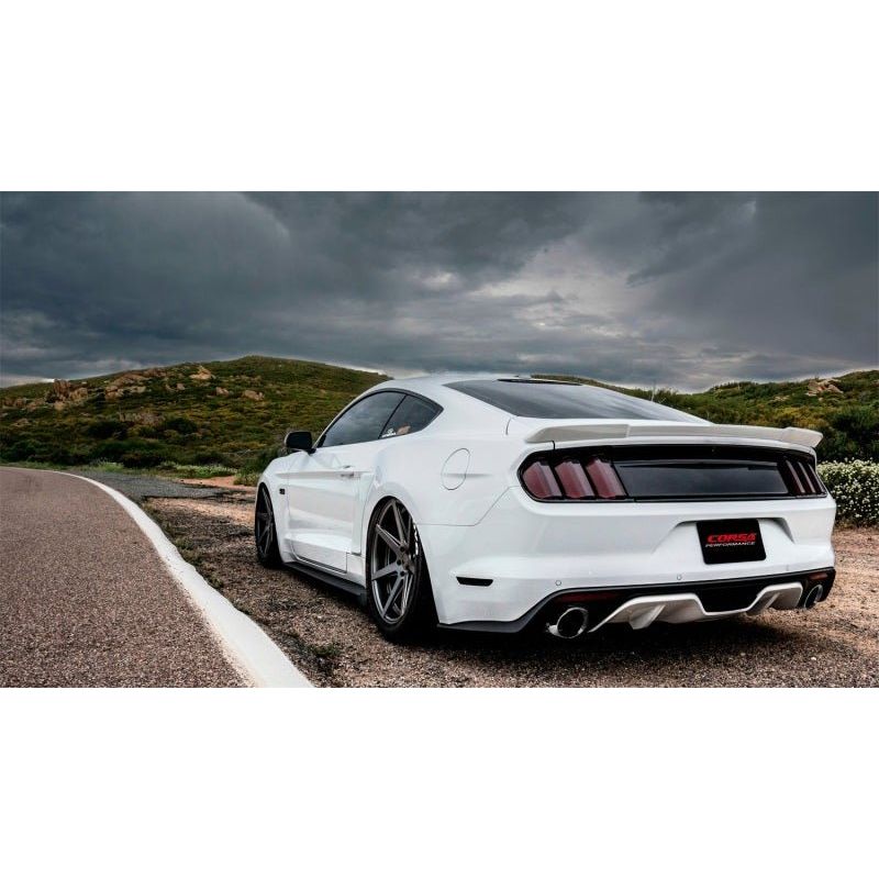 Corsa 2015 Ford Mustang GT 5.0 3in Cat Back Exhaust Polish Dual Tips (Sport) - NP Motorsports