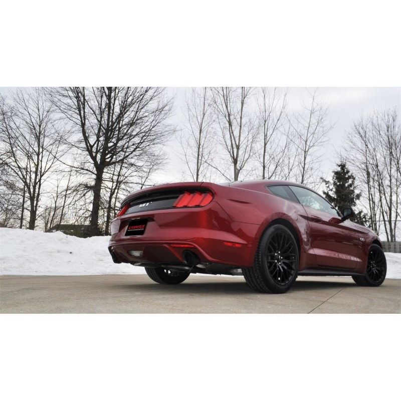 Corsa 2015 Ford Mustang GT Fastback 5.0 3in Xtreme Cat Back Exhaust w/ Dual Black 4.5in Tips - NP Motorsports