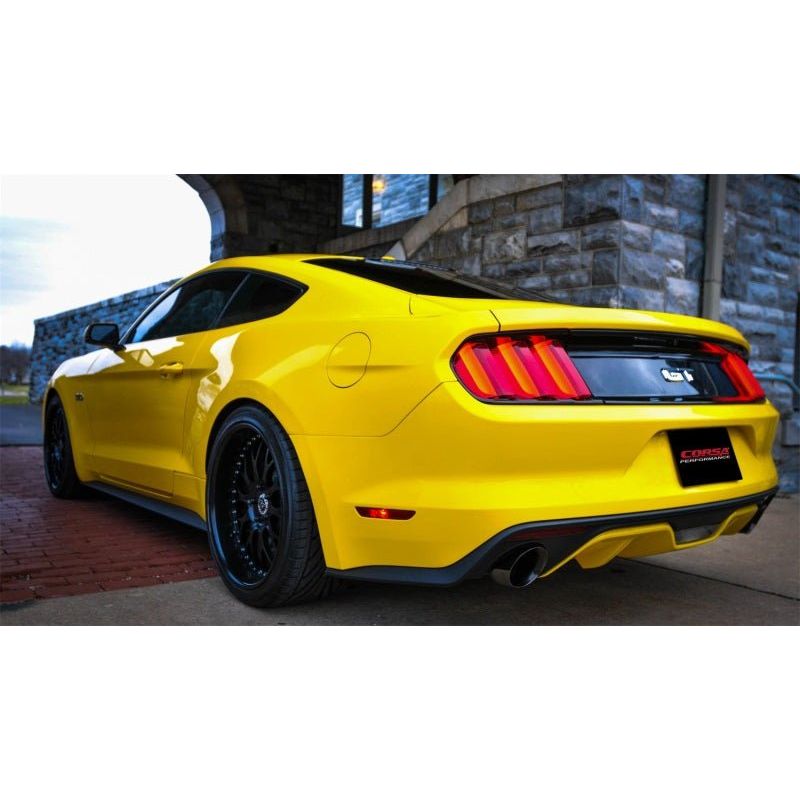 Corsa 2015 Ford Mustang GT Fastback 5.0 3in Xtreme Cat Back Exhaust w/ Dual Black 4.5in Tips - NP Motorsports
