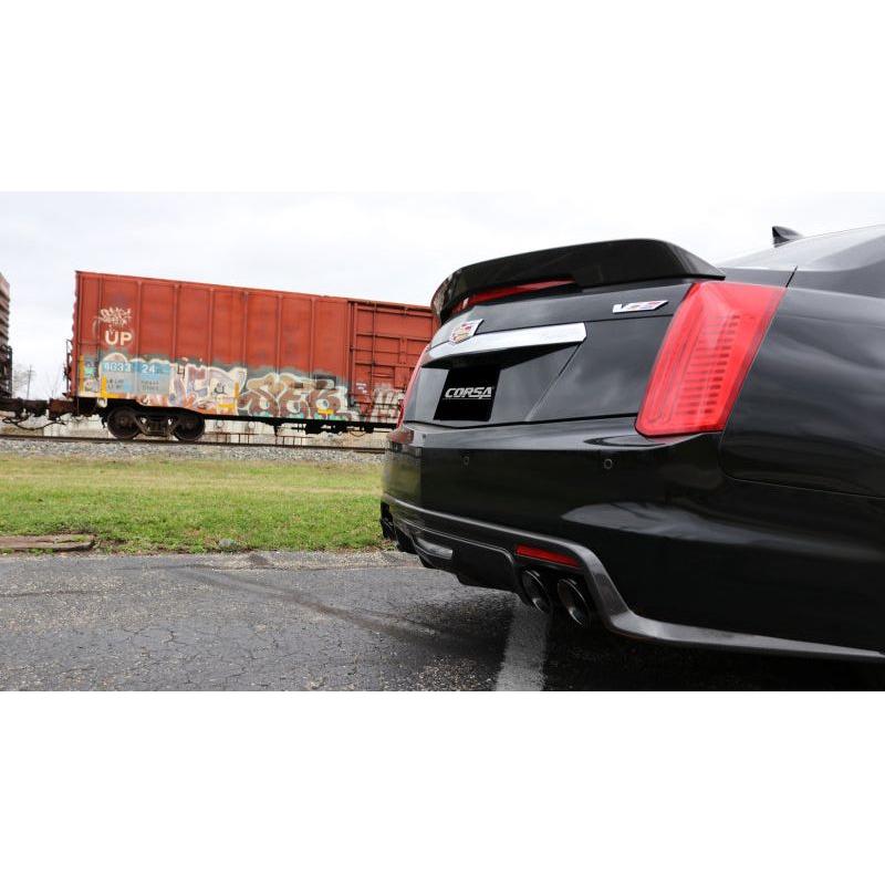 Corsa 2016 Cadillac CTS V 6.2L V8 2.75in Polished Xtreme Axle-Back Exhaust - NP Motorsports