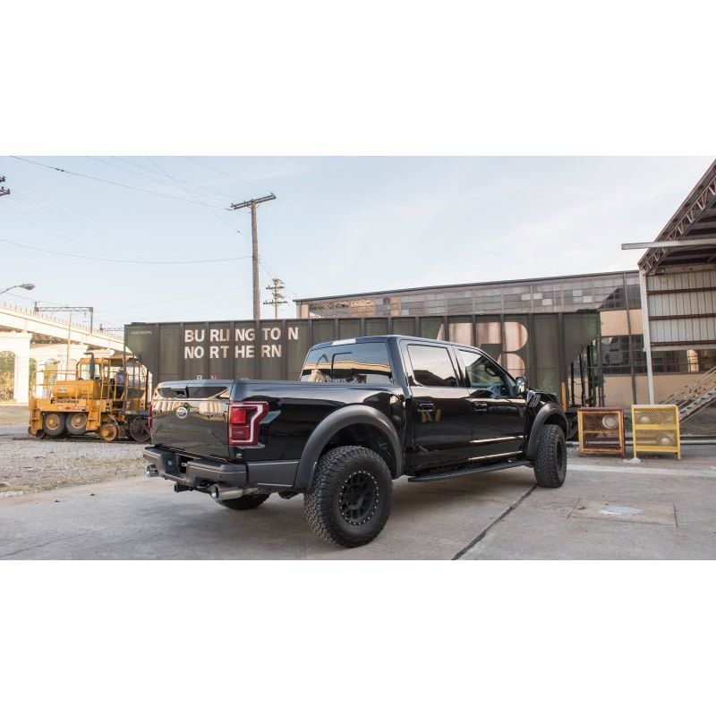 Corsa 2017 Ford F-150 Raptor 3.5L Sport Cat-Back Dual Rear Exit w/ 5in Satin Polished Tip - NP Motorsports