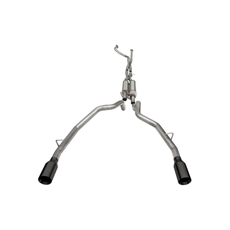 Corsa 21-22 Dodge Ram TRX Crew Cab Xtreme Catback Exhaust Dual Rear Black Tip - NP Motorsports