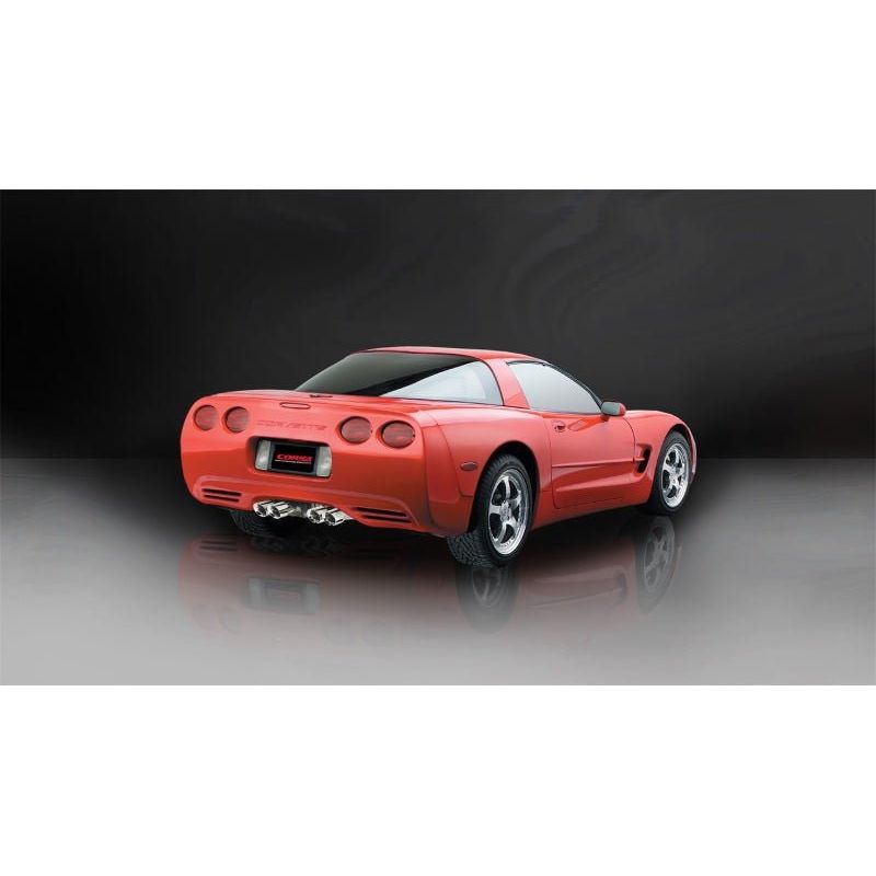 Corsa 97-04 Chevrolet Corvette C5 Z06 5.7L V8 Polished Xtreme Cat-Back + XO Exhaust - NP Motorsports