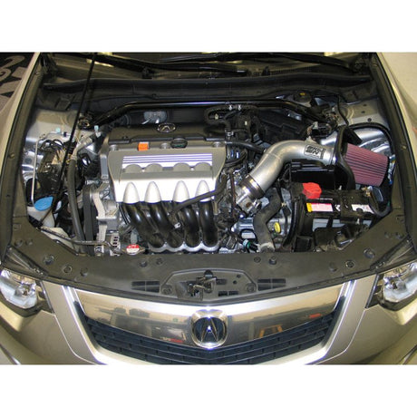 K&N 09 Acura TSX 2.4L Silver Typhoon Intake