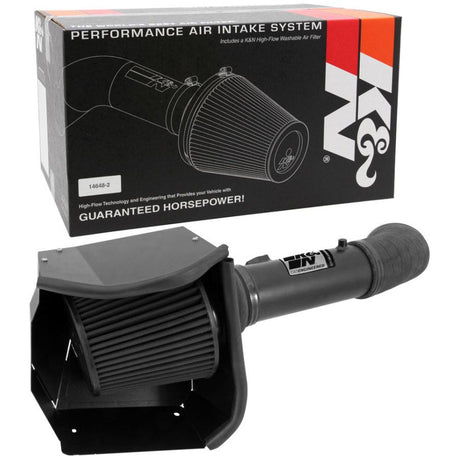 K&N 11-13 Ford F250/F350/F450/F550 Super Duty 6.7L V8 DSL Black Performance Intake Kit