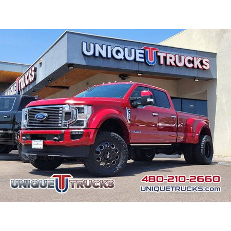 DDC The Hole Ford - 6 Wheel Kit - Dually Wheel 22x8.25 8x200 Black Milled Kit - NP Motorsports