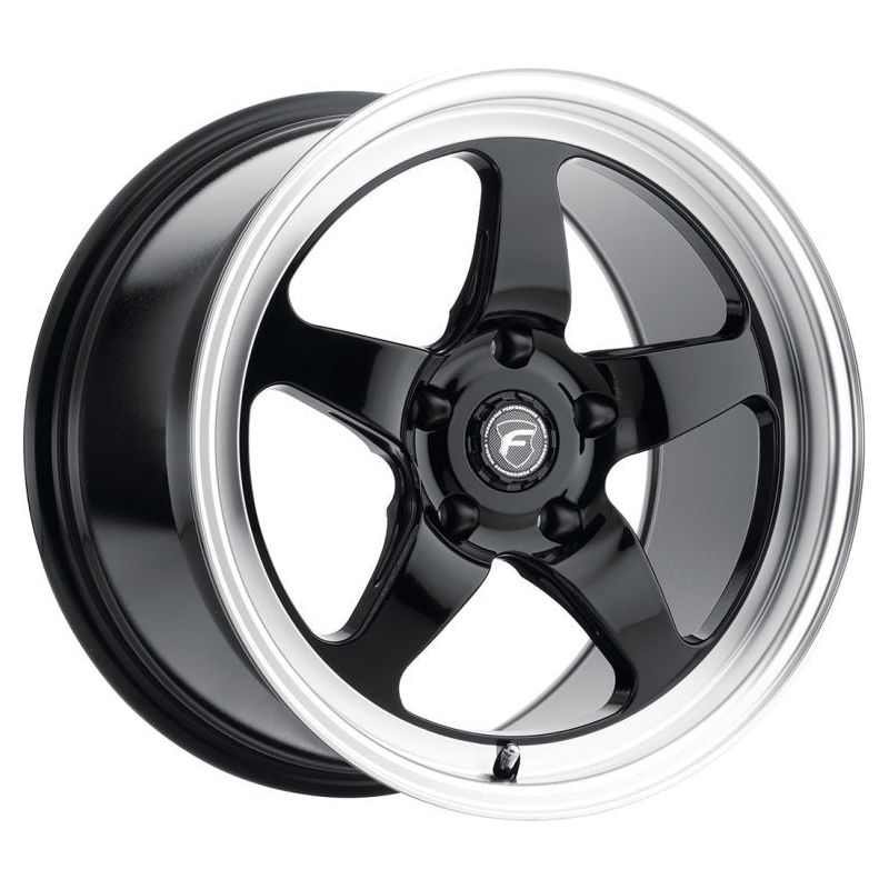 Forgestar D5 Drag 17x10 / 5x115 BP / ET30 / 6.6in BS Gloss Black Wheel - NP Motorsports