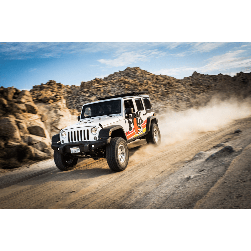 Fox 97-06 Jeep TJ 2.0 Performance Series 9.1in. Smooth Body IFP Rear Shock (Aluminum) / 4-6in. Lift - NP Motorsports