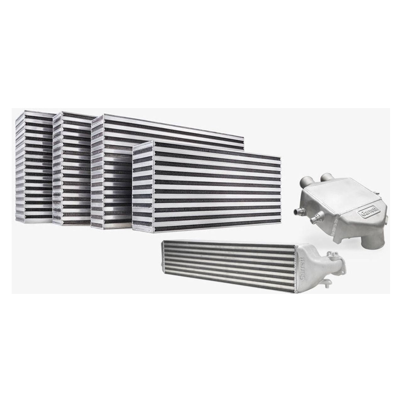 Garrett Air / Air Intercooler CAC - Vertical Flow (12.00in x 4.50in x 24.00in) - 1100 HP - NP Motorsports