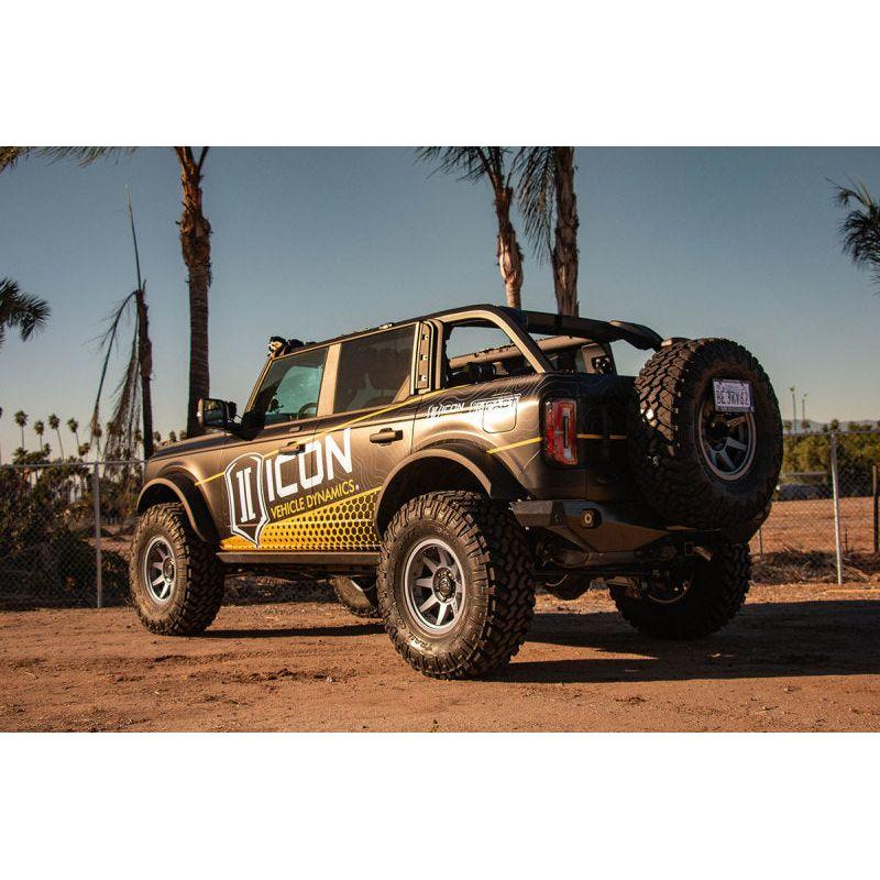 ICON 2021+ Ford Bronco Billet Rear Upper Adjustable Link Kit - NP Motorsports