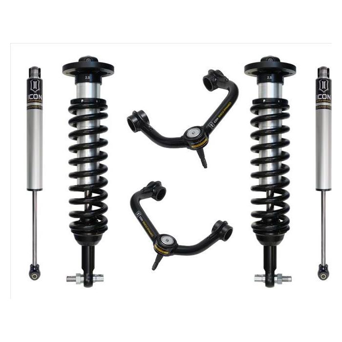 Icon 2021 Ford F150 2WD 0-3in Stage 2 Suspension System w Tubular UCA - NP Motorsports