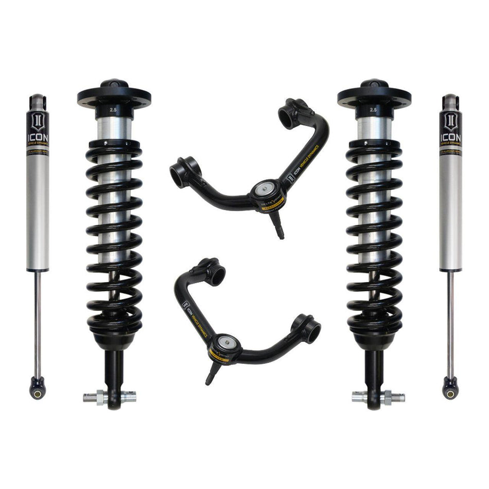 ICON 2021+ Ford F150 4WD 0-2.75in Stage 2 Suspension System - w/ Tubular UCA - NP Motorsports